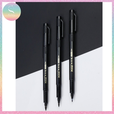 [HOTIS] Bút thư pháp, bút brush viết calligraphy, vẽ tranh thủy mặc, viết hán tự, chữ Hàn, chữ Kanji - Haocai