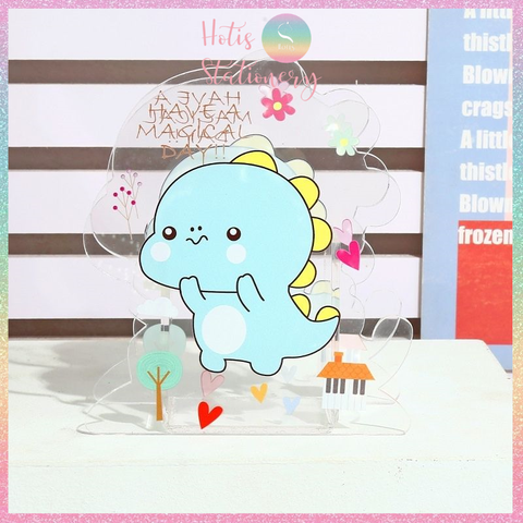 [HOTIS] Ống đựng bút acrylic trong suốt để bàn, hộp đựng cọ trang điểm - Nhiều hình dễ thương