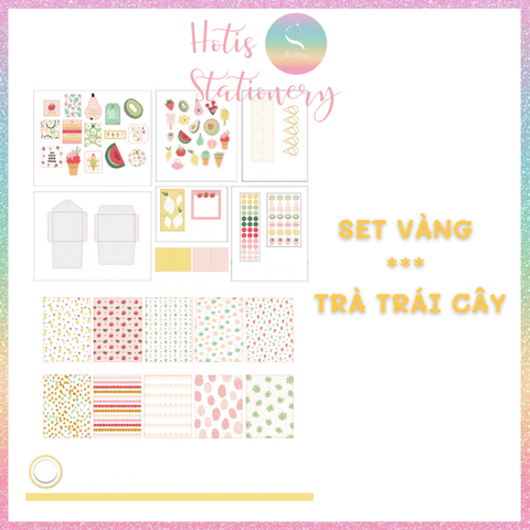 [HOTIS] Set 107 món SIMNO trang trí sổ bullet journal, làm thiệp, quà tặng