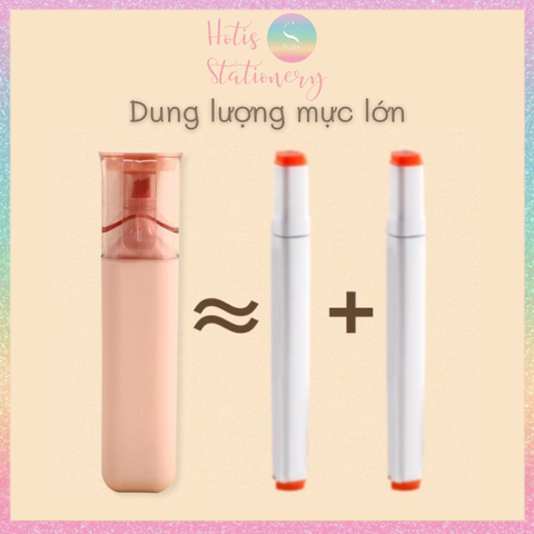 [HOTIS] Bộ 6 bút highlight màu Morandi, bút dạ quang, bút nhớ cao cấp và tinh tế