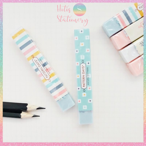 [HOTIS] Gôm tẩy chì hình trụ, gôm tẩy chì 2B màu pastel siêu cưng
