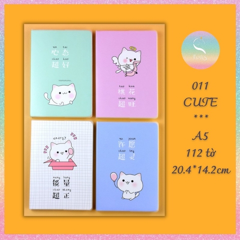[HOTIS] Sổ tay bìa mềm Yupin A5/ B5 - Kẻ ngang - 64/ 112 tờ