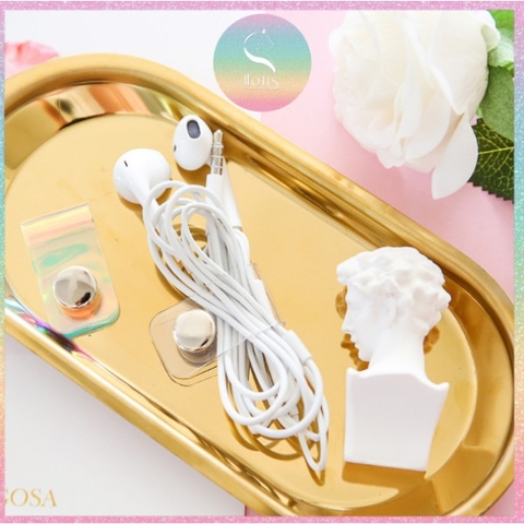 [HOTIS] Dây buộc cáp sạc, tai nghe PVC trong suốt
