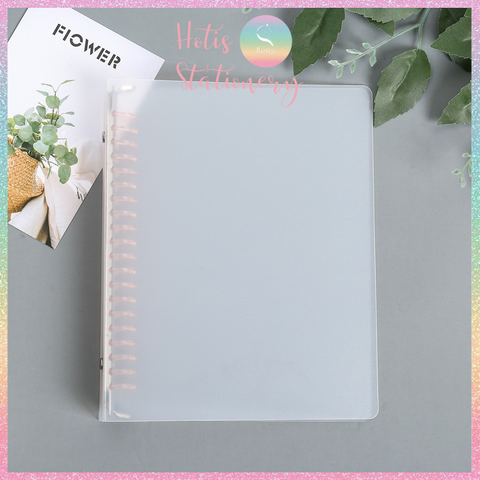 [HOTIS] Bìa còng nhựa 5 màu trong mờ- Binder A5/ B5