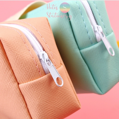 [HOTIS] Túi đựng bút, hộp đựng bút da PU 1 ngăn