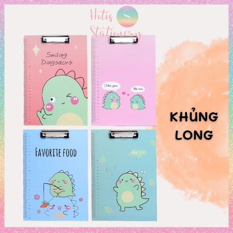 [HOTIS] Bìa kẹp tài liệu A4 hoạt hình, có vạch thước kẻ