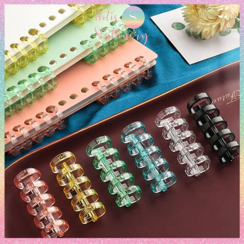 [HOTIS] Thanh còng mini 5 còng - Binder A7/ A6/ A5/ B5/ A4