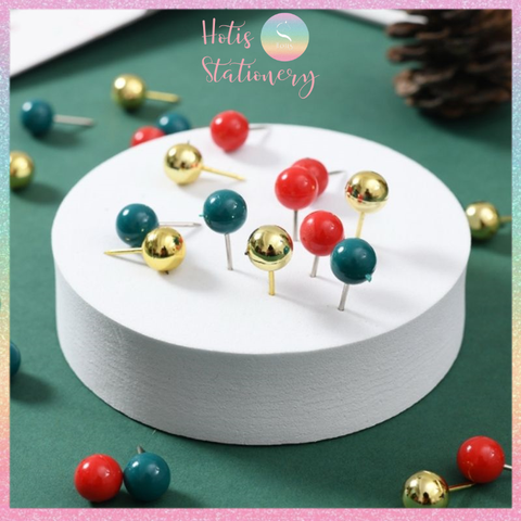 [HOTIS] Bộ Quà tặng VPP Giáng Sinh - Combo kẹp giấy, kẹp bướm, đinh ghim, nam châm, đồ bấm kim và kim bấm