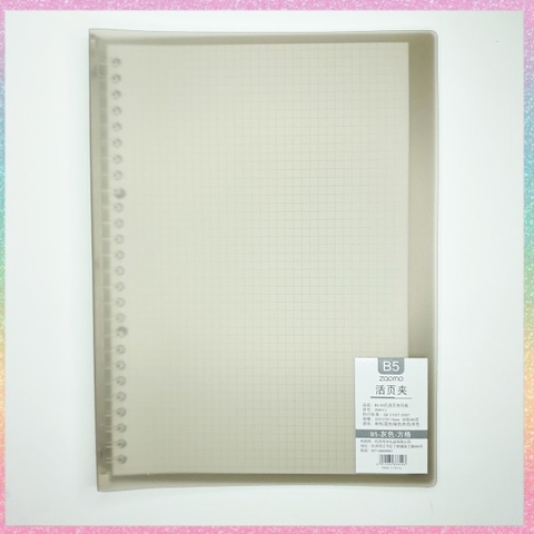 [HOTIS] Binder A5/ B5 bìa còng nhiều màu có dây nơ - Kèm 30 tờ giấy