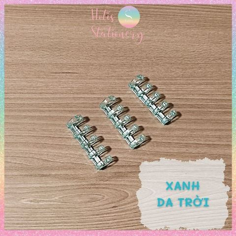 [HOTIS] Thanh còng mini 5 còng - Binder A7/ A6/ A5/ B5/ A4