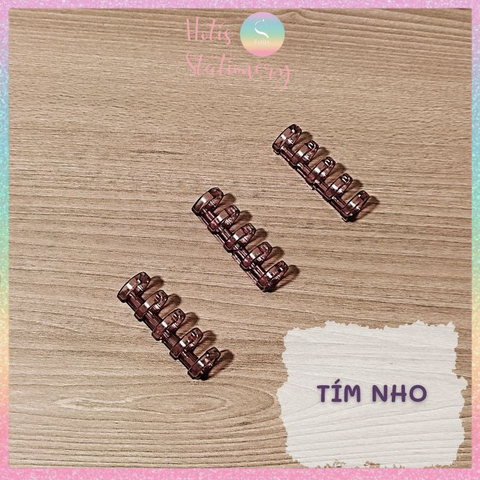[HOTIS] Thanh còng mini 5 còng - Binder A7/ A6/ A5/ B5/ A4