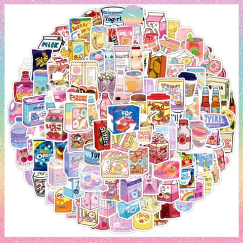 [HOTIS] Set 10 miếng dán Sticker dán mũ bảo hiểm, vali, laptop, điện thoại, 3cm/ cái