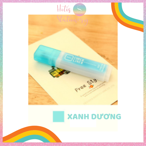 [HOTIS] Bút highlight bút dạ quang bút nhớ ghi chú Check Liner - 6 màu