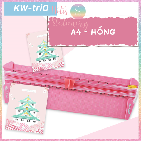 [HOTIS] Bàn cắt giấy A4/A5 KW-triO có thước gấp, dao cắt 2 chiều - Hàng cao cấp - No. 13830 / 13930