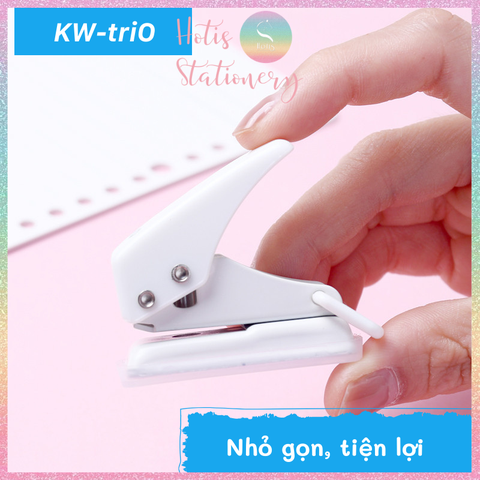 [HOTIS] Bấm lỗ mini KW-triO dùng làm ruột sổ còng binder DIY bullet journal