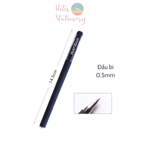 [HOTIS] Bút gel vỏ màu lì viết êm không lem sử dụng hàng ngày - Đầu bút 0.5mm/ 0.38mm - Xanh/ Đen/ Đỏ