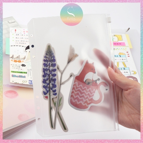 [HOTIS] Sheet PVC đựng card, sticker cho binder A7/ A6/ A5/ B5/ A4