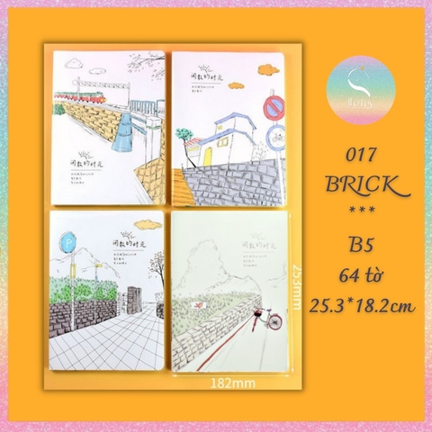 [HOTIS] Sổ tay bìa mềm Yupin A5/ B5 - Kẻ ngang - 64/ 112 tờ