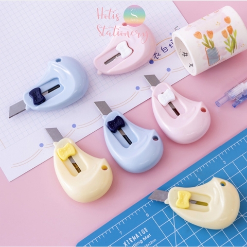 [HOTIS] Dao rọc giấy hình gà con, chân mèo, chân gấu, đám mây siêu dễ thương