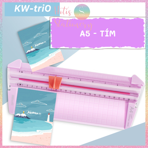 [HOTIS] Bàn cắt giấy A4/A5 KW-triO có thước gấp, dao cắt 2 chiều - Hàng cao cấp - No. 13830 / 13930