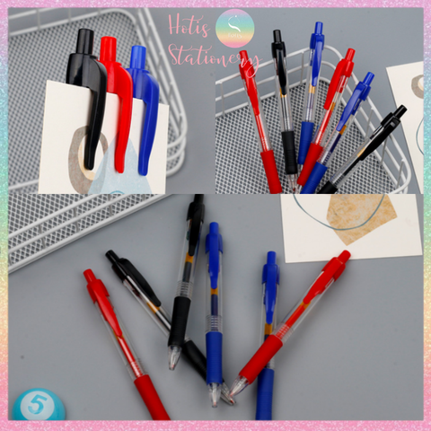 [HOTIS] Bút bi gel, bút gel, bút bi 0.5mm - Xanh/ Đen/ Đỏ - viết êm và mượt