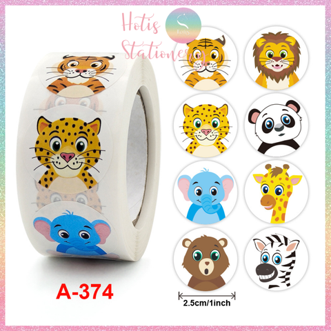 [HOTIS] Sticker Cuộn 500 Nhãn Dán Khen Thưởng Học Sinh - Tạo Động Lực, Kích Thích Học Tập, Phù Hợp Giáo Viên & Phụ Huynh