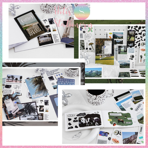 [HOTIS] Sổ sticker phong cảnh trang trí sổ làm bullet journal size A6 - 20 tờ