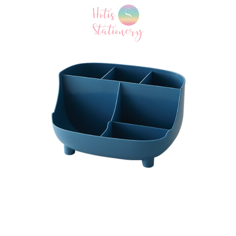 Khay đựng bút, dụng cụ học tập để bàn 6 ngăn - 18.8x10.8cm Hotis Stationery