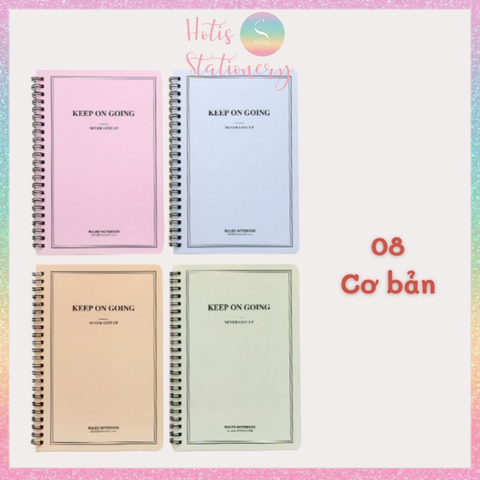 Sổ lò xo A5 kẻ ngang DUMEI sổ tay dễ thương 60 tờ/ 120 trang