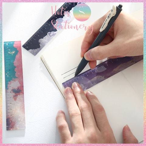 [HOTIS] Thước acrylic NOTE FOR 15cm in họa tiết