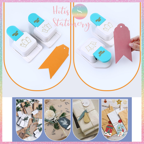 [HOTIS] Dụng cụ bấm tag KW-triO Playful 3in1 cắt giấy thủ công DIY chuyên làm tag/ bookmark/ thiệp