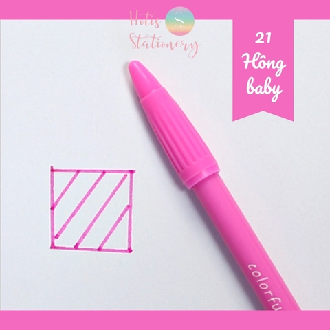 [HOTIS] Bút màu, bút line 38 màu ngòi 0.3mm Colorful Fairy Tale World