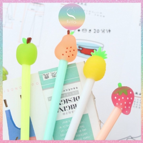 [HOTIS] Bút gel trái cây ngòi 0.5mm mực đen
