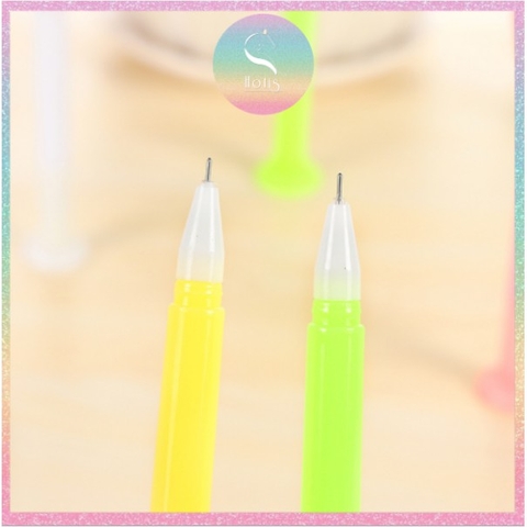 [HOTIS] Bút gel hồng hạc nhiều màu sắc - Ngòi 0.5mm mực đen