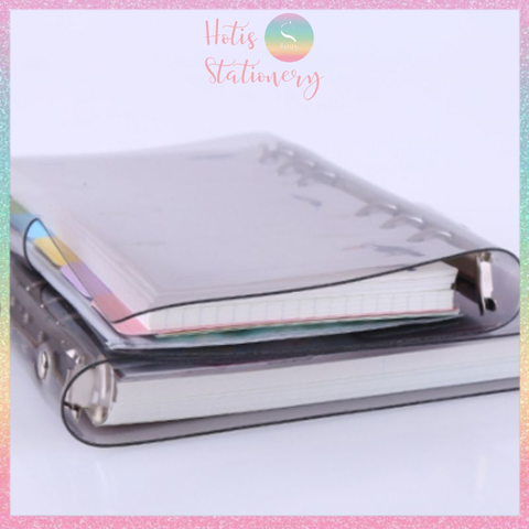 [HOTIS] Binder - Sổ còng dẻo, bìa còng dẻo - Trắng/ Đen - A7/ A6/ A5 - Không kèm giấy