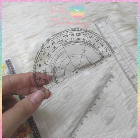 [HOTIS] Bộ thước Ê ke nhựa 4 món - MS437