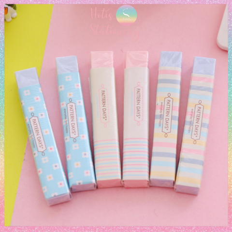 [HOTIS] Gôm tẩy chì hình trụ, gôm tẩy chì 2B màu pastel siêu cưng