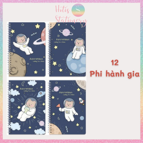 Sổ lò xo A5 kẻ ngang DUMEI sổ tay dễ thương 60 tờ/ 120 trang