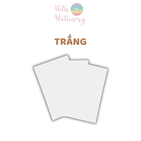 [HOTIS] Bưu thiếp trống/ thẻ vẽ tay/ bìa cứng 2 mặt/ thẻ graffiti/ handmade DIY - 14.3x9.3cm