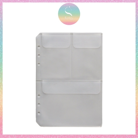 [HOTIS] Sheet PVC đựng card, sticker cho binder A7/ A6/ A5/ B5/ A4