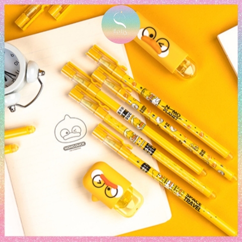 [HOTIS] Cặp bút gel NOMO DUCK mực đen