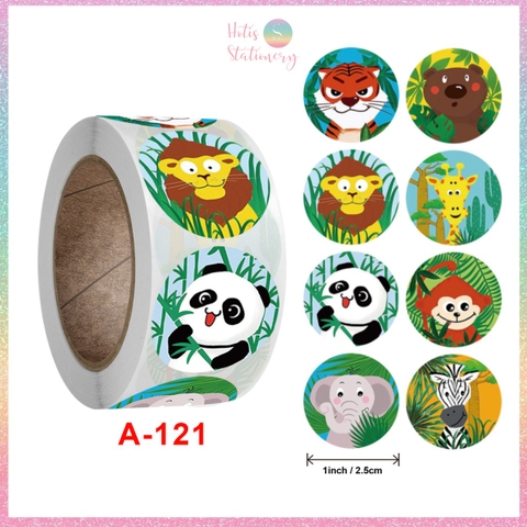 [HOTIS] Sticker Cuộn 500 Nhãn Dán Khen Thưởng Học Sinh - Tạo Động Lực, Kích Thích Học Tập, Phù Hợp Giáo Viên & Phụ Huynh