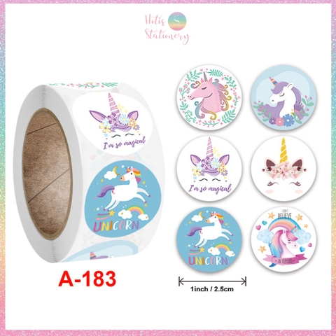 [HOTIS] Sticker Cuộn 500 Nhãn Dán Khen Thưởng Học Sinh - Tạo Động Lực, Kích Thích Học Tập, Phù Hợp Giáo Viên & Phụ Huynh