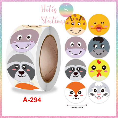 [HOTIS] Sticker Cuộn 500 Nhãn Dán Khen Thưởng Học Sinh - Tạo Động Lực, Kích Thích Học Tập, Phù Hợp Giáo Viên & Phụ Huynh