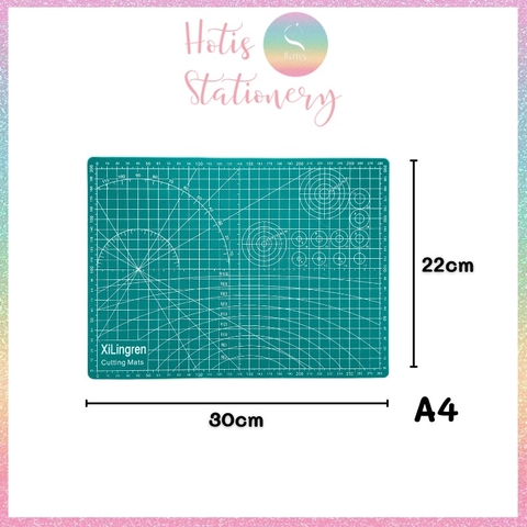 [HOTIS] Bảng lót cắt giấy cutting mat size A4 giúp bảo vệ mặt bàn và cắt chính xác hơn