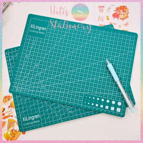 [HOTIS] Bảng lót cắt giấy cutting mat size A4 giúp bảo vệ mặt bàn và cắt chính xác hơn