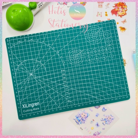 [HOTIS] Bảng lót cắt giấy cutting mat size A4 giúp bảo vệ mặt bàn và cắt chính xác hơn