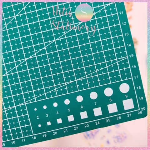 [HOTIS] Bảng lót cắt giấy cutting mat size A4 giúp bảo vệ mặt bàn và cắt chính xác hơn