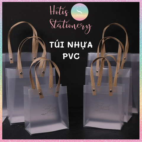 [HOTIS] Túi nhựa trong suốt đựng quà tặng, mỹ phẩm xinh xắn