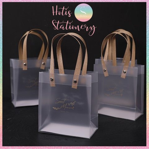 [HOTIS] Túi nhựa trong suốt đựng quà tặng, mỹ phẩm xinh xắn